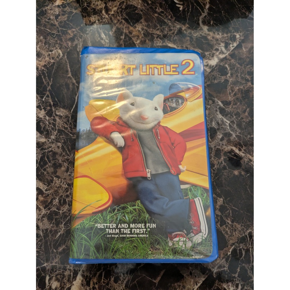 Stuart Little 2 VHS 2002 Movie Blue Clamshell Columbia TriStar Home Video 08148
